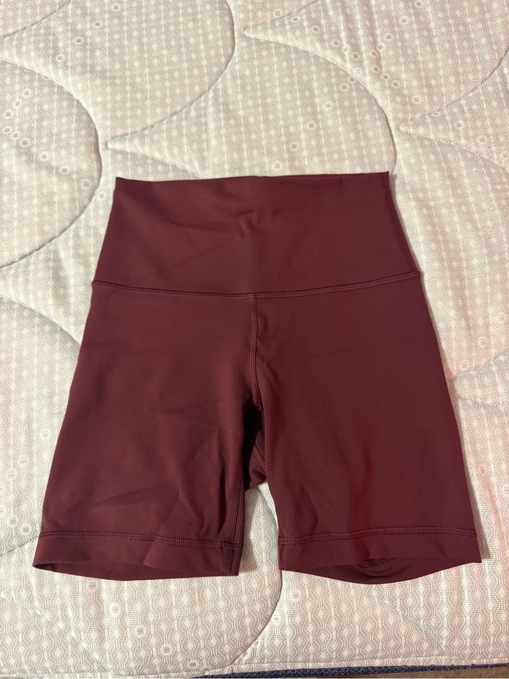 Suze 2 lululemon High-Waist Burgundy Bike Shorts